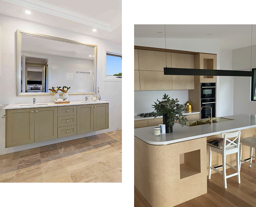 Custom kitchen cabinetry service
